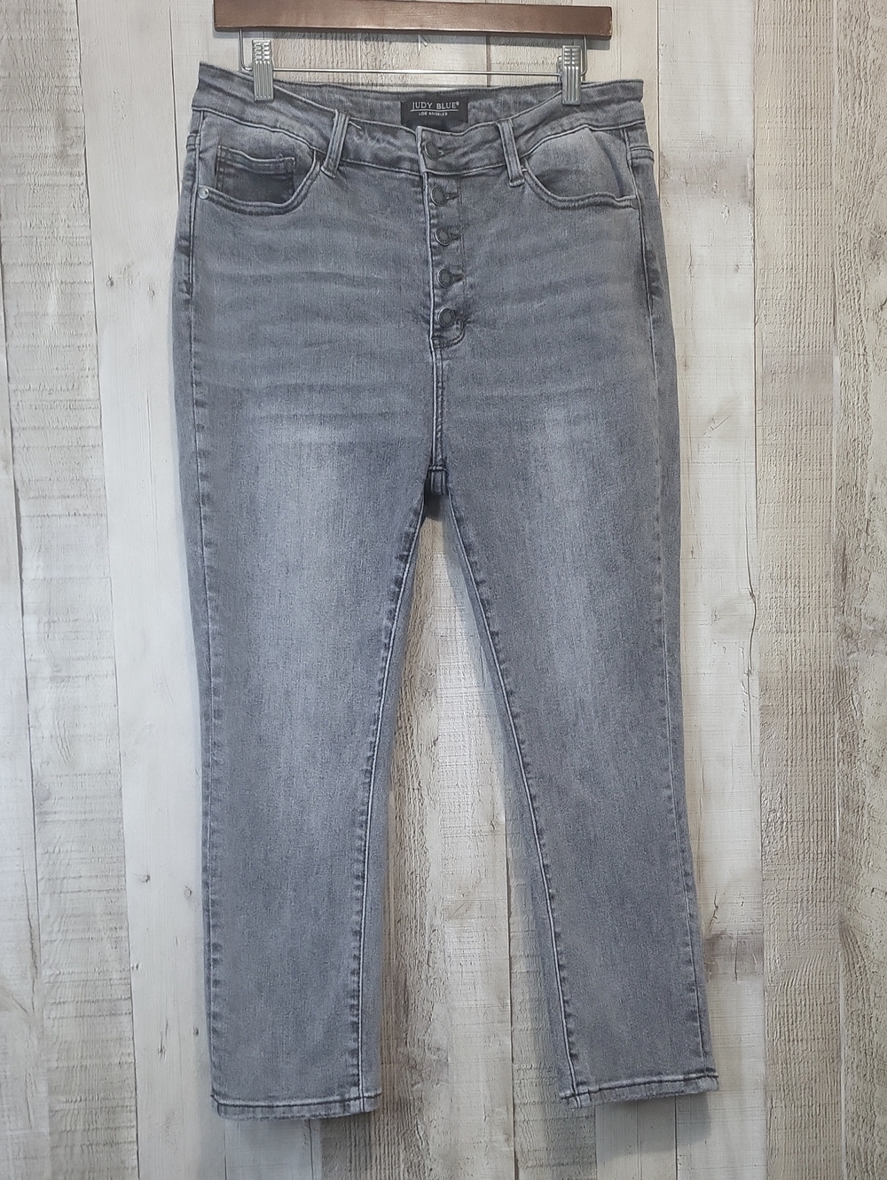 Judy Blue Grey Skinny Ankle Jeans. Size 32. Style# JB78110